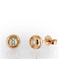 Orecchini Promesse Donna in Oro rosa Diamante 0.20 Ct OPPAR020 - OPPAR020